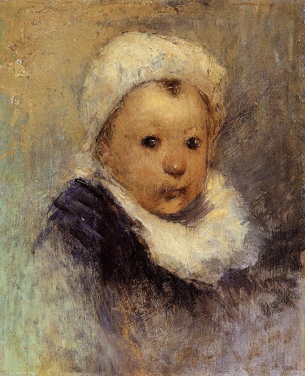 Portrait of a Child - Paul Gauguin Painting